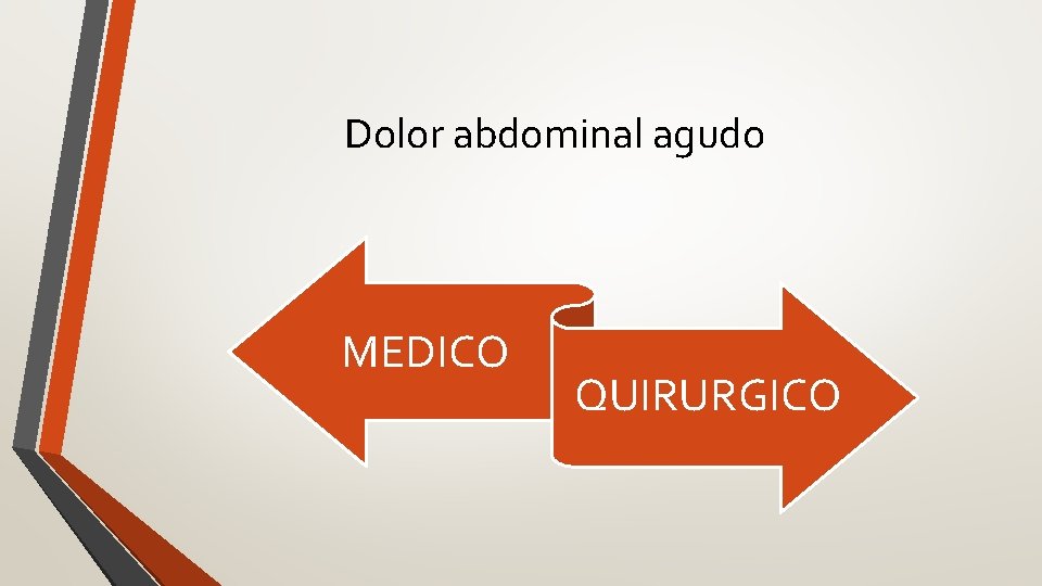 Dolor abdominal agudo MEDICO QUIRURGICO 