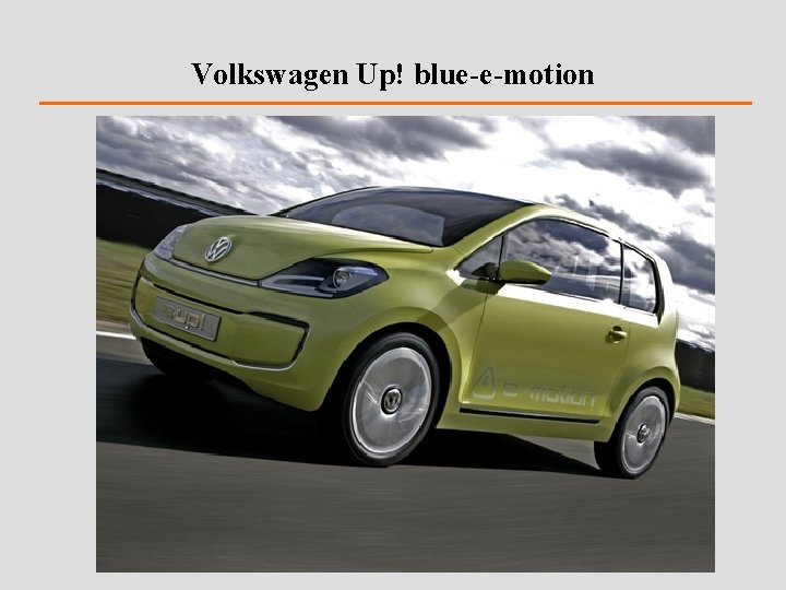 Volkswagen Up! blue-e-motion 