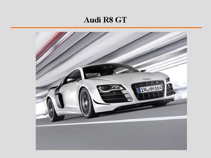 Audi R 8 GT 