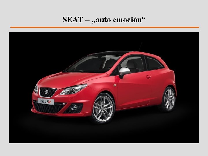 SEAT – „auto emoción“ 