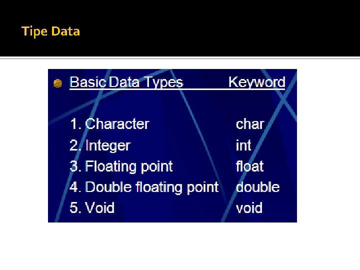 Tipe Data 