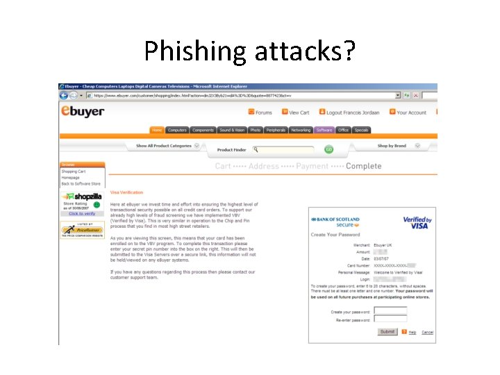 Phishing attacks? 