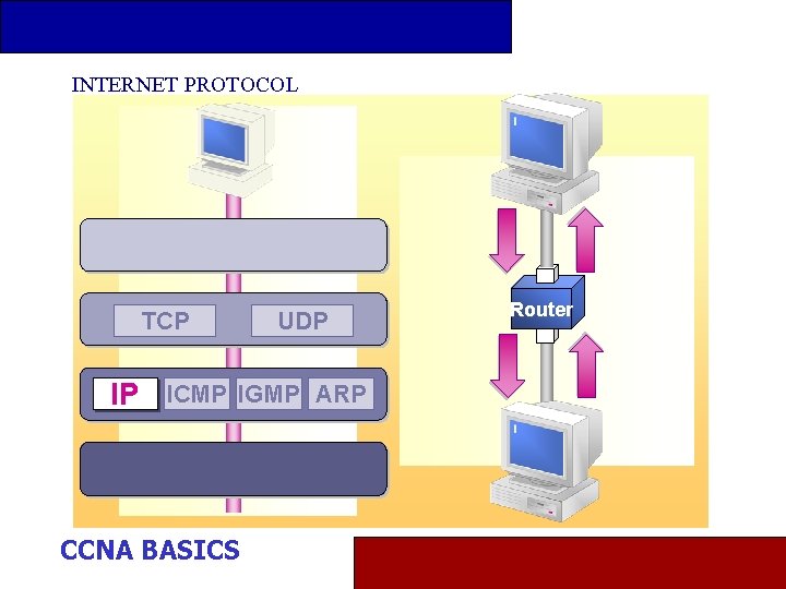 INTERNET PROTOCOL TCP IP UDP ICMP IGMP ARP CCNA BASICS Router 