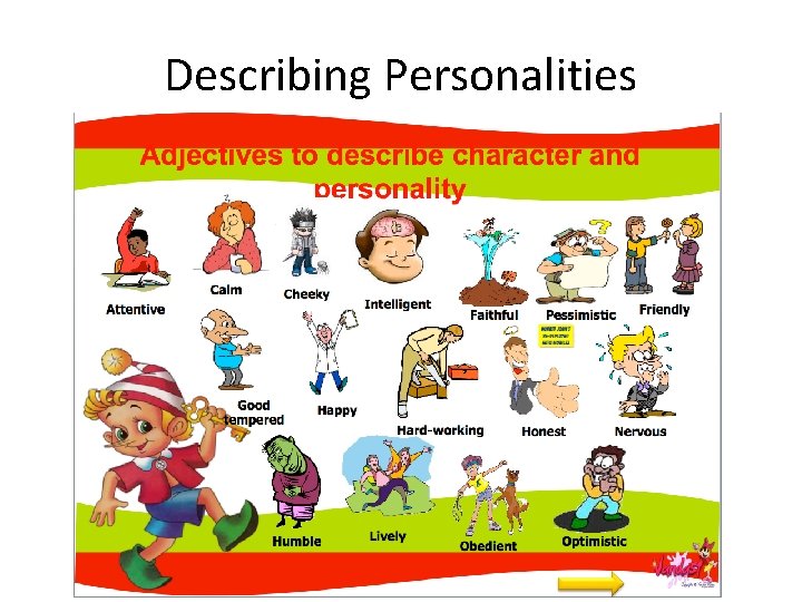 Describing Personalities 