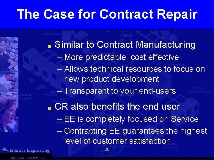 The Case for Contract Repair Similar to Contract Manufacturing – More predictable, cost effective