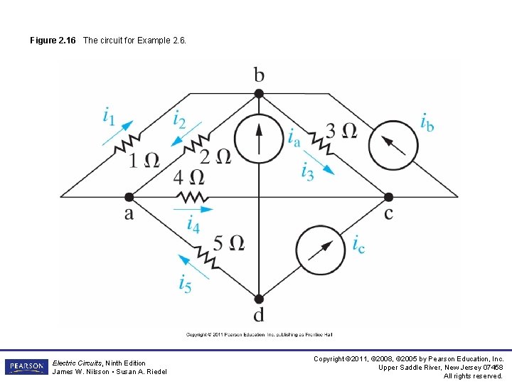 Figure 2. 16 The circuit for Example 2. 6. Electric Circuits, Ninth Edition James Figure 2. 16 The circuit for Example 2. 6. Electric Circuits, Ninth Edition James