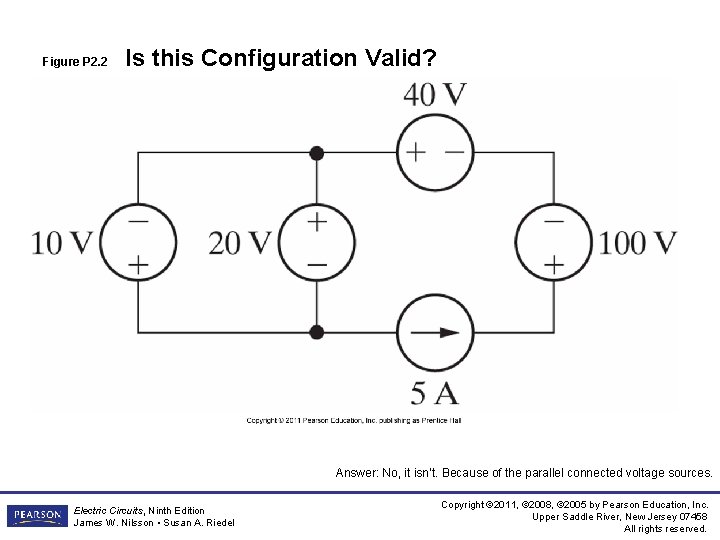 Figure P 2. 2 Is this Configuration Valid? Answer: No, it isn’t. Because of Figure P 2. 2 Is this Configuration Valid? Answer: No, it isn’t. Because of