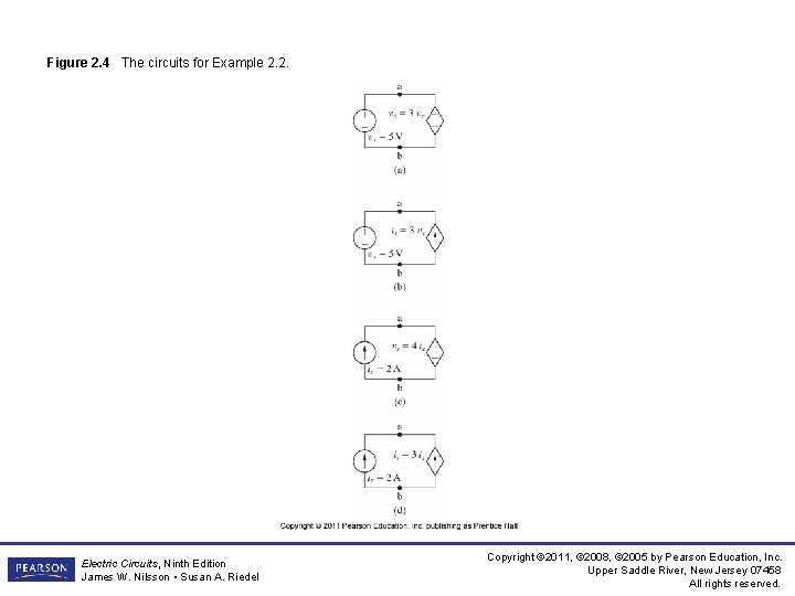 Figure 2. 4 The circuits for Example 2. 2. Electric Circuits, Ninth Edition James Figure 2. 4 The circuits for Example 2. 2. Electric Circuits, Ninth Edition James