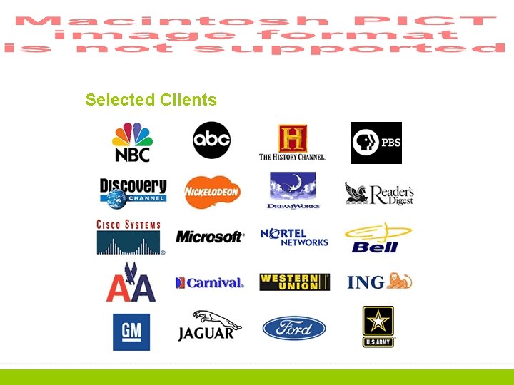 Selected Clients 