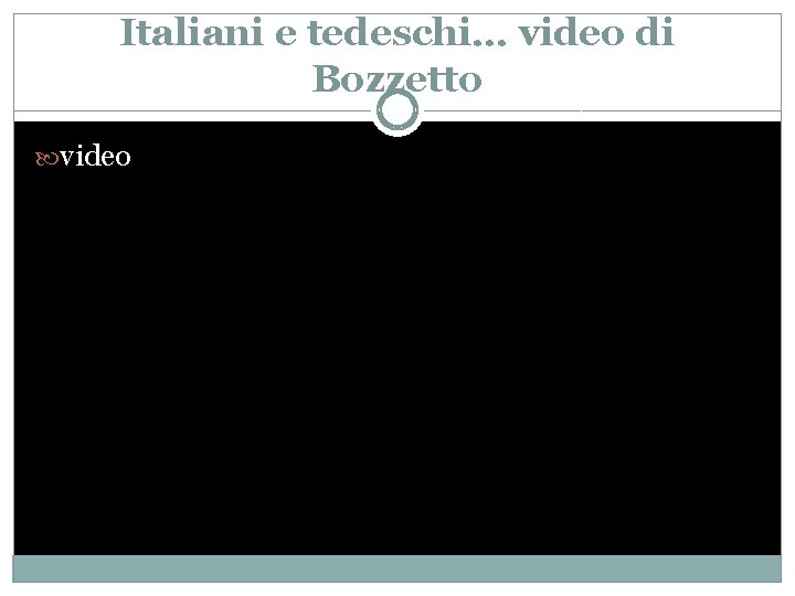 Italiani e tedeschi… video di Bozzetto video 