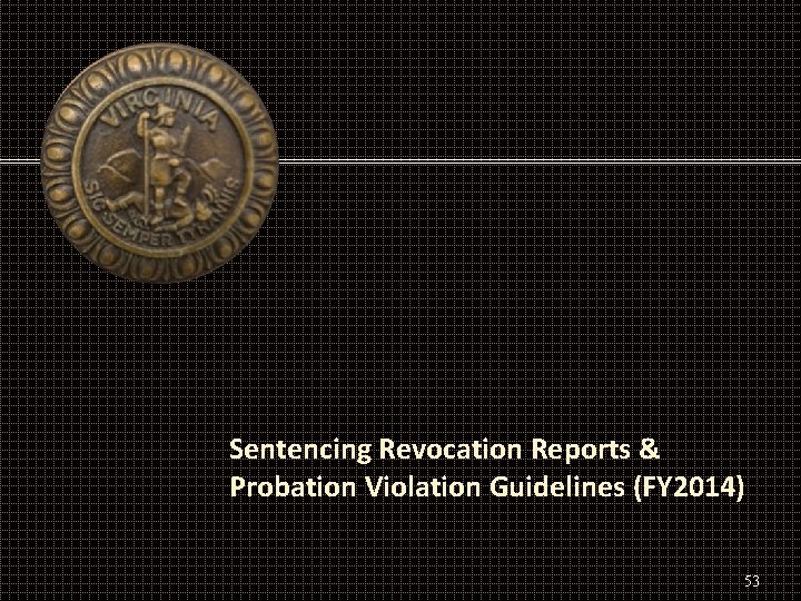 Sentencing Revocation Reports & Probation Violation Guidelines (FY 2014) 53 