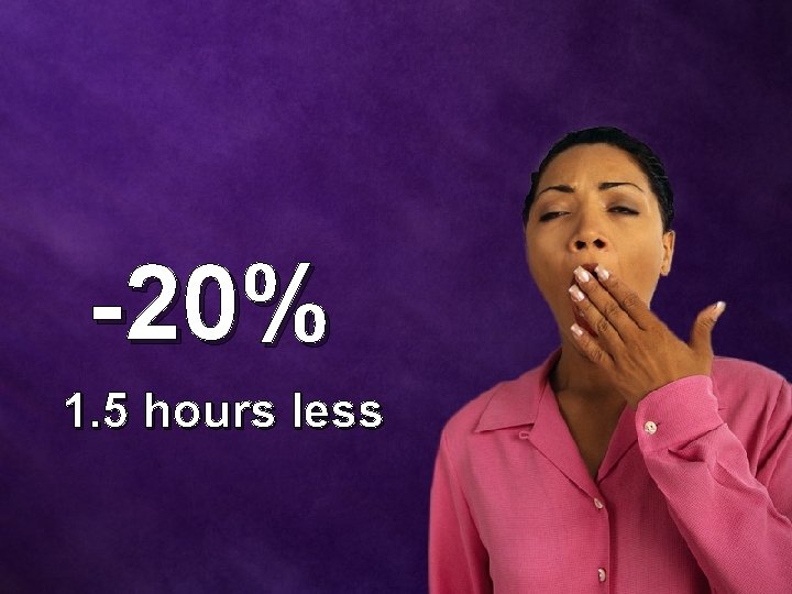 -20% 1. 5 hours less 