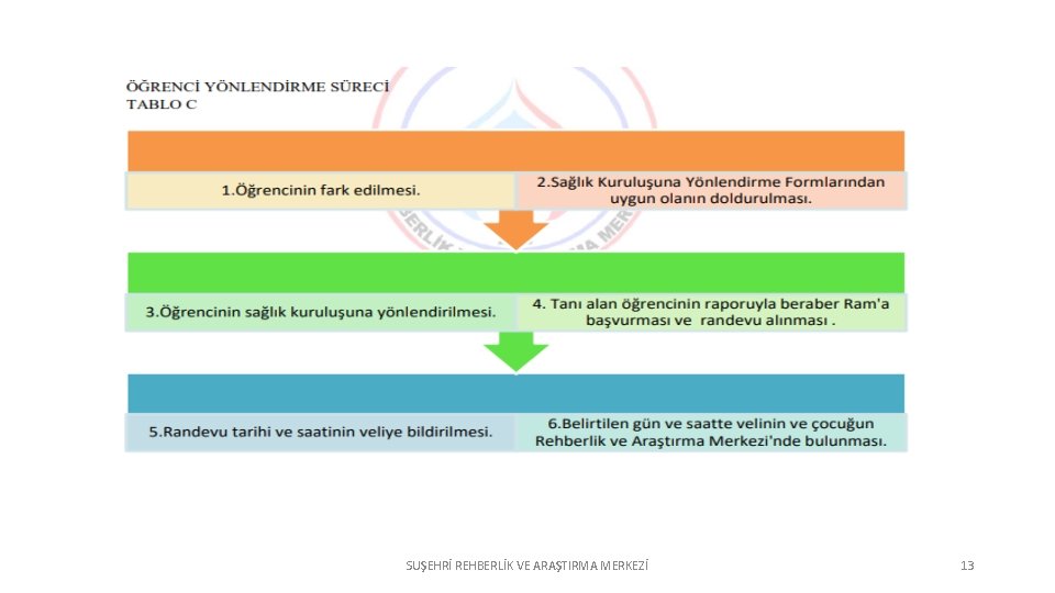 SUŞEHRİ REHBERLİK VE ARAŞTIRMA MERKEZİ 13 