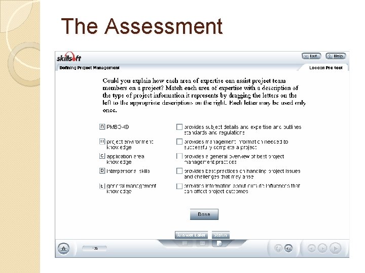 The Assessment 