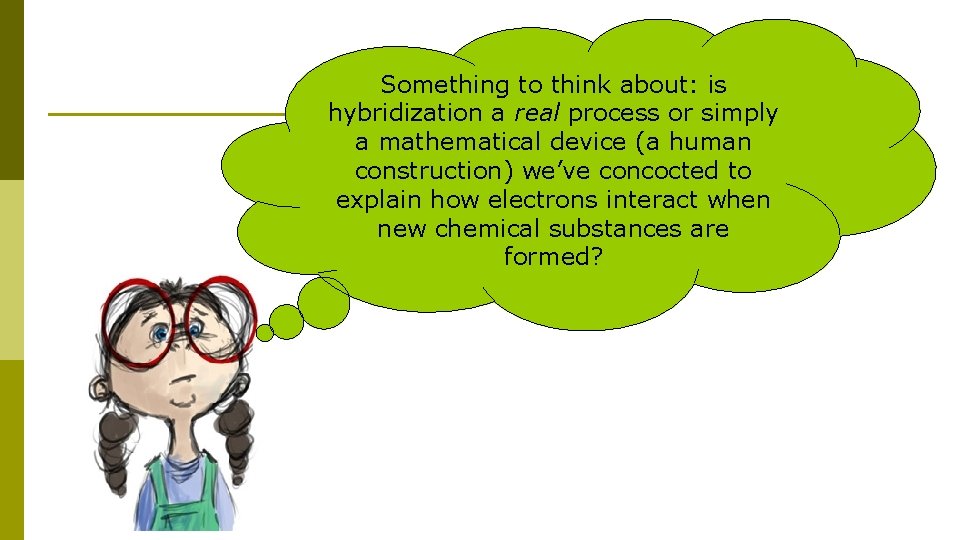 Something to think about: is hybridization a real process or simply a mathematical device