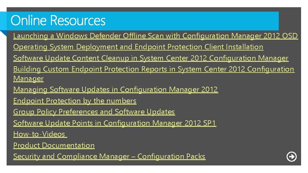 Launching a Windows Defender Offline Scan with Configuration Manager 2012 OSD Operating System Deployment