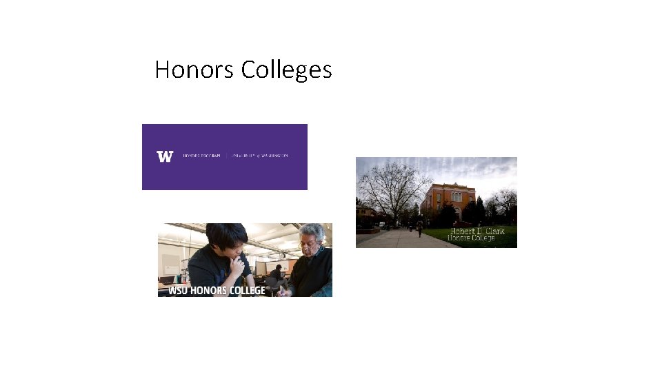 Honors Colleges 
