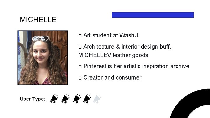 MICHELLE � Art student at Wash. U Architecture & interior design buff, MICHELLEV leather