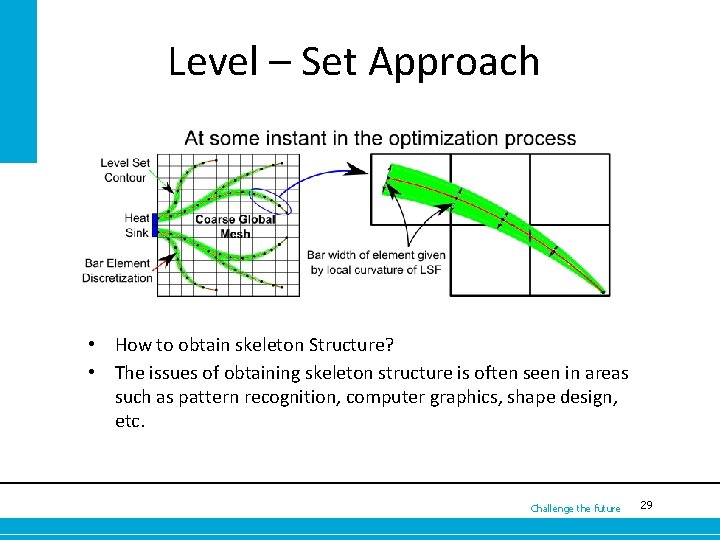 Level – Set Approach • How to obtain skeleton Structure? • The issues of