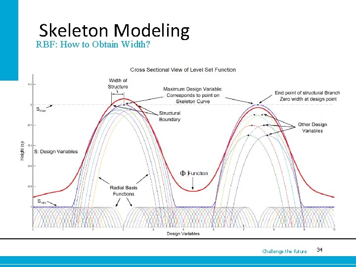 Skeleton Modeling RBF: How to Obtain Width? Challenge the future 6134 