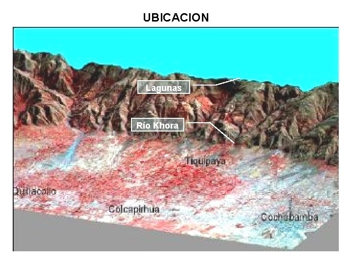 UBICACION Lagunas Río Khora 