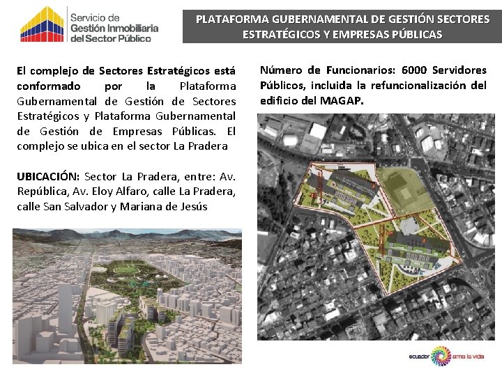 PLATAFORMA GUBERNAMENTAL DE GESTIÓN SECTORES ESTRATÉGICOS Y EMPRESAS PÚBLICAS El complejo de Sectores Estratégicos