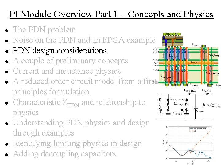 PI Module Overview Part 1 – Concepts and Physics ● ● ● ● ●