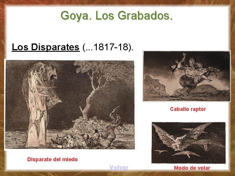 Goya. Los Grabados. Los Disparates (. . . 1817 -18). Caballo raptor Disparate del