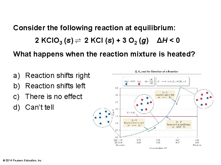 Consider the following reaction at equilibrium: 2 KCl. O 3 (s) ⇌ 2 KCl