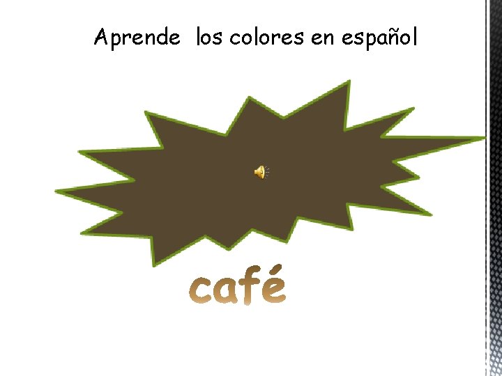 Aprende los colores en español 