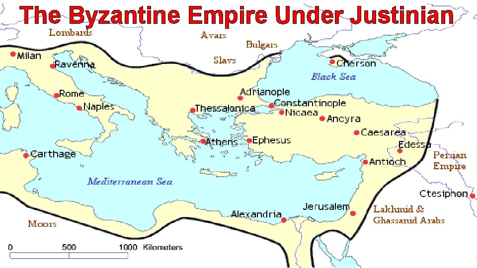 The Byzantine Empire Under Justinian 