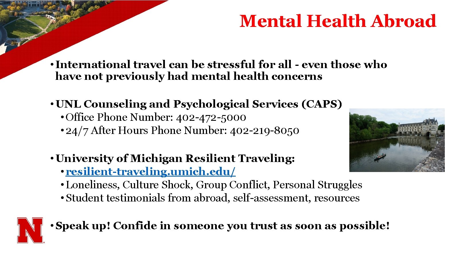 Mental Health Abroad • International travel can be stressful for all - even those