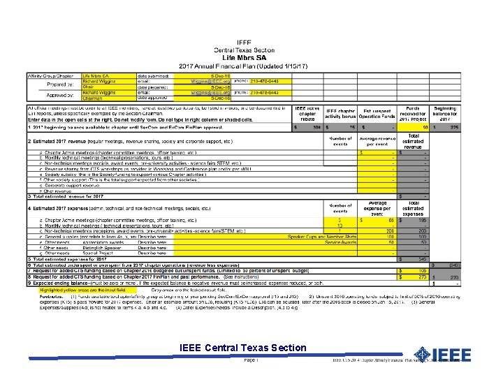 IEEE Central Texas Section 