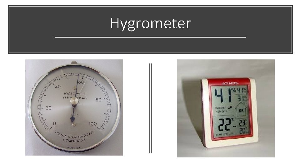 Hygrometer 