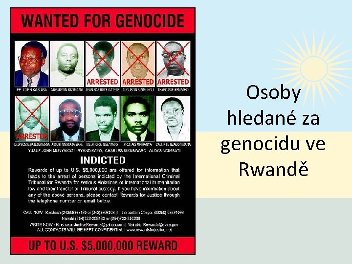 Osoby hledané za genocidu ve Rwandě 