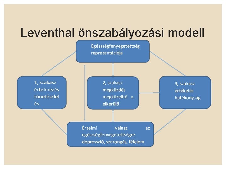 Leventhal önszabályozási modell 