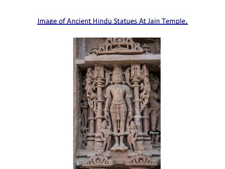 Image of Ancient Hindu Statues At Jain Temple, 