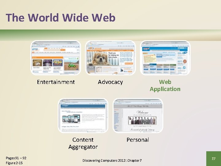 The World Wide Web Entertainment Advocacy Content Aggregator Pages 91 – 92 Figure 2