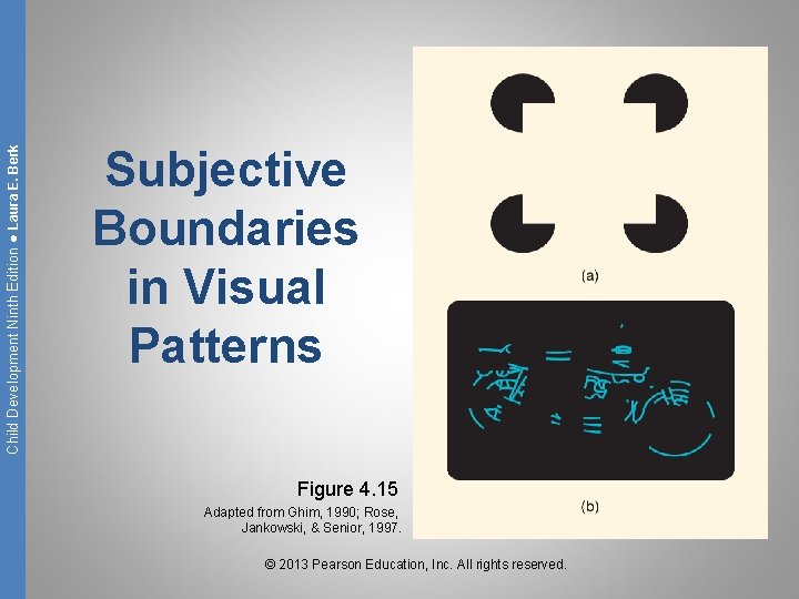 Child Development Ninth Edition ● Laura E. Berk Subjective Boundaries in Visual Patterns Figure