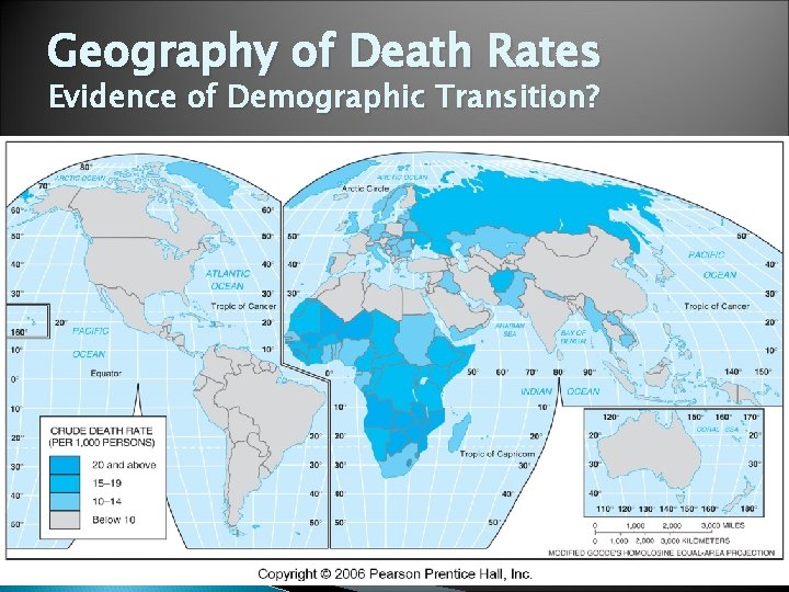 Geography of Death Rates Evidence of Demographic Transition? 