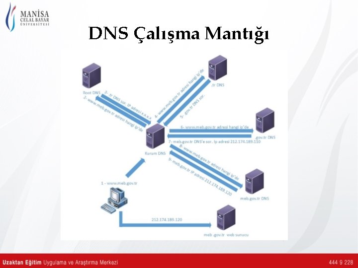 DNS Çalışma Mantığı 