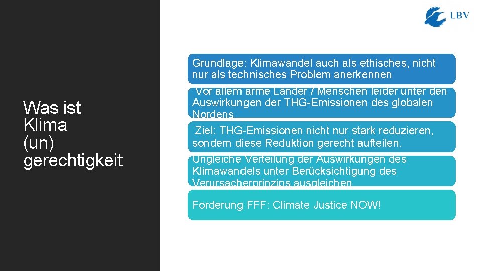 Was ist Klima (un) gerechtigkeit Grundlage: Klimawandel auch als ethisches, nicht nur als technisches