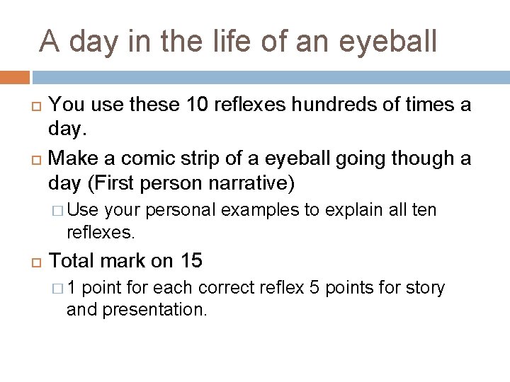 A day in the life of an eyeball You use these 10 reflexes hundreds