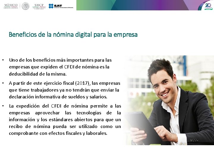 Beneficios de la nómina digital para la empresa • Uno de los beneficios más