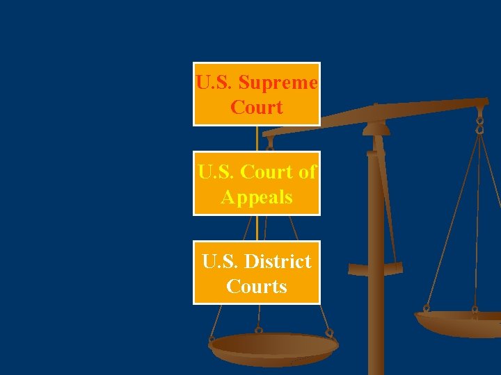 U. S. Supreme Court U. S. Court of Appeals U. S. District Courts 