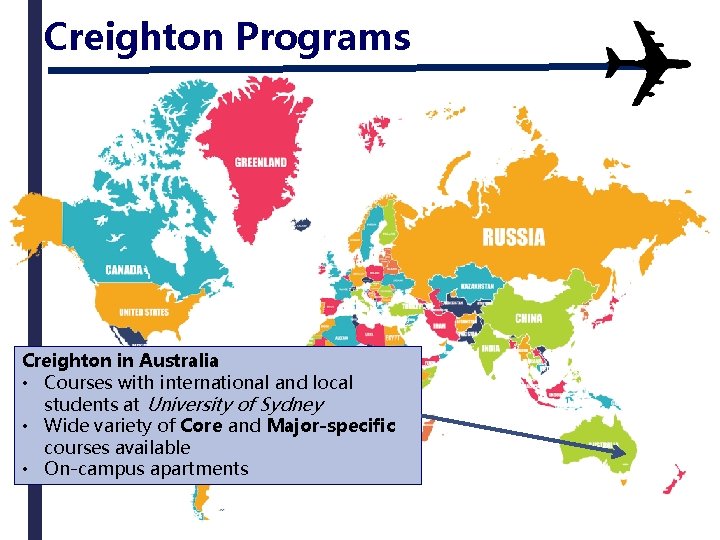 Creighton Programs Creighton in Australia • Courses with international and local students at University