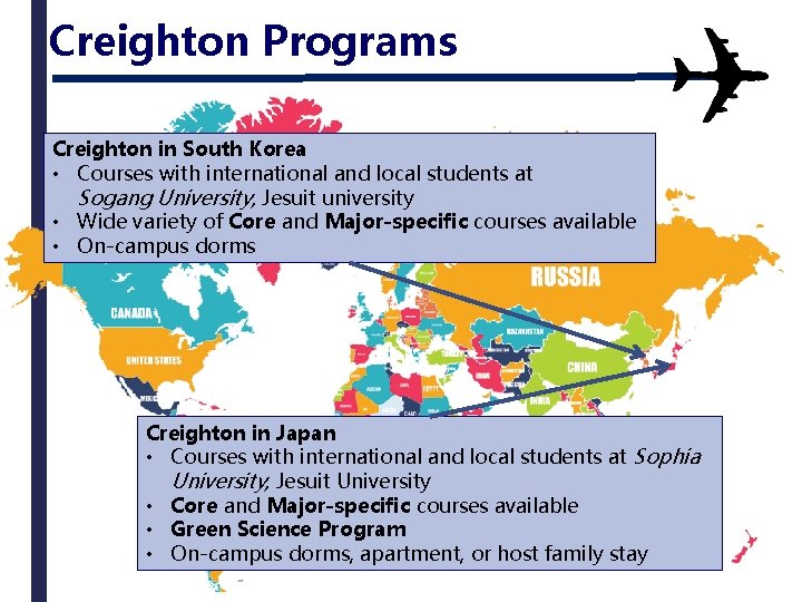 Creighton Programs Creighton in South Korea • Courses with international and local students at