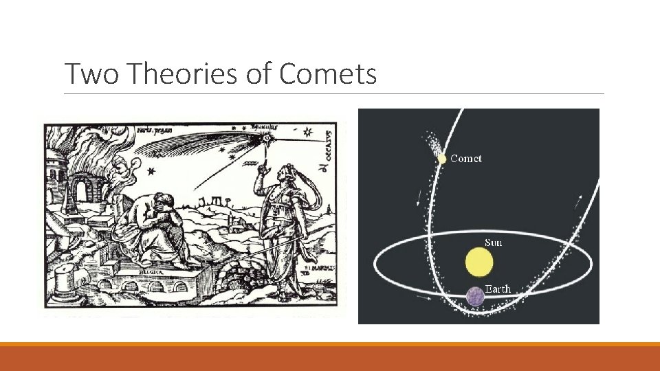 Two Theories of Comets 