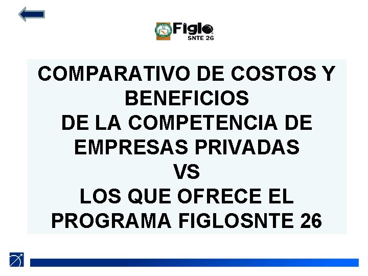 COMPARATIVO DE COSTOS Y BENEFICIOS DE LA COMPETENCIA DE EMPRESAS PRIVADAS VS LOS QUE