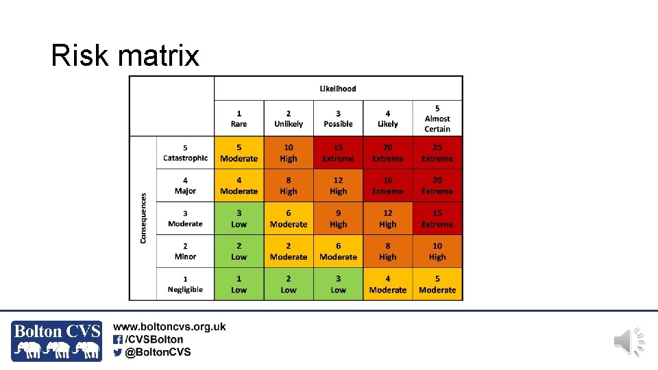 Risk matrix 